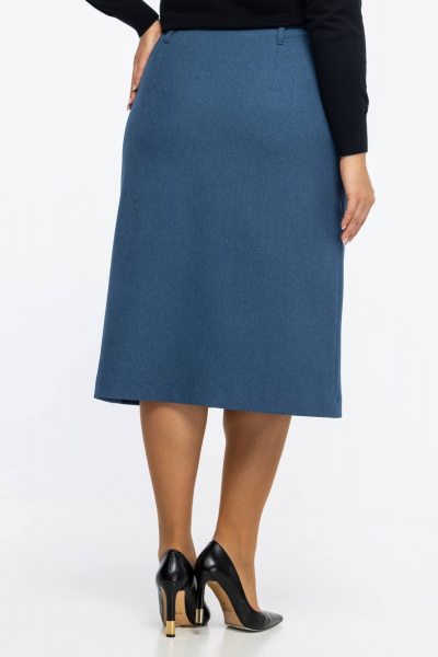 Юбка Avila 0979 синий - фото 5
