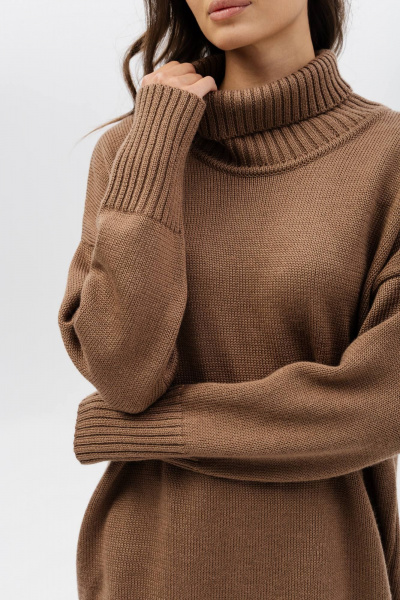 Свитер Romgil РВ0416-ШЕ5 коричневый - фото 4