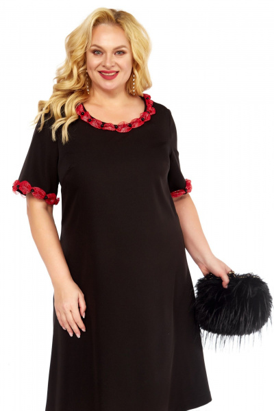 Платье Belinga 1238 черный - фото 4