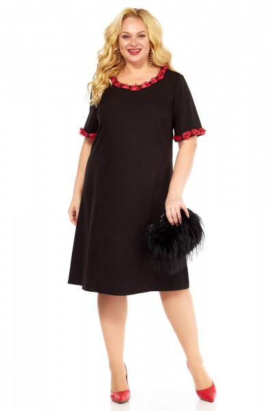 Платье Belinga 1238 черный - фото 2