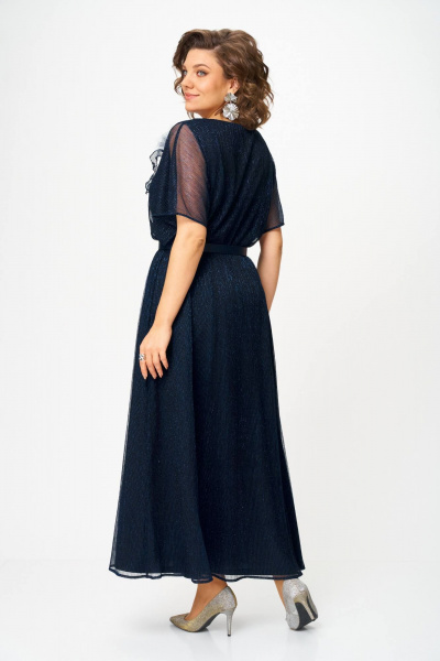 Платье Slaviaelit 561 синий - фото 6