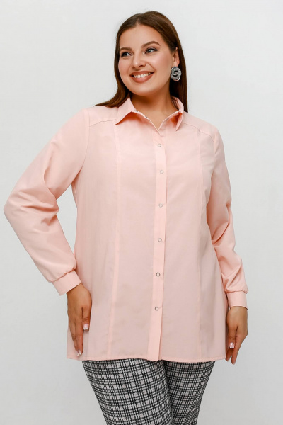 Рубашка La rouge 6306 персик - фото 2