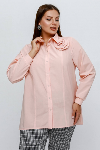Рубашка La rouge 6306 персик - фото 1