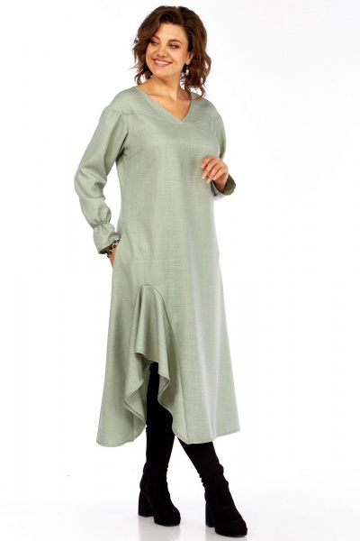 Платье Celentano lite 5065 шалфей - фото 2