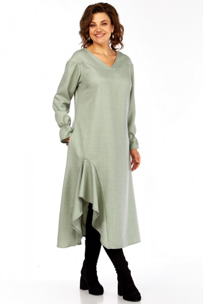 Платье Celentano lite 5065 шалфей - фото 1