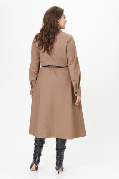 Платье AVA fashion М-160 капучино - фото 12