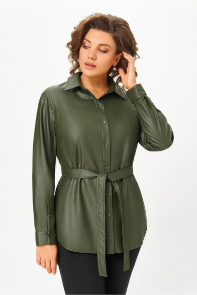 Блуза DaLi 7049 хаки - фото 2