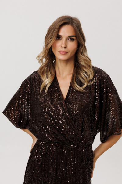 Платье EOLA 3013 шоколад - фото 9