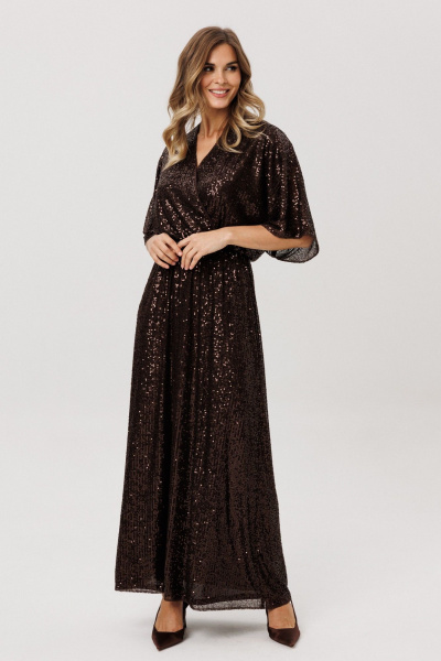 Платье EOLA 3013 шоколад - фото 2