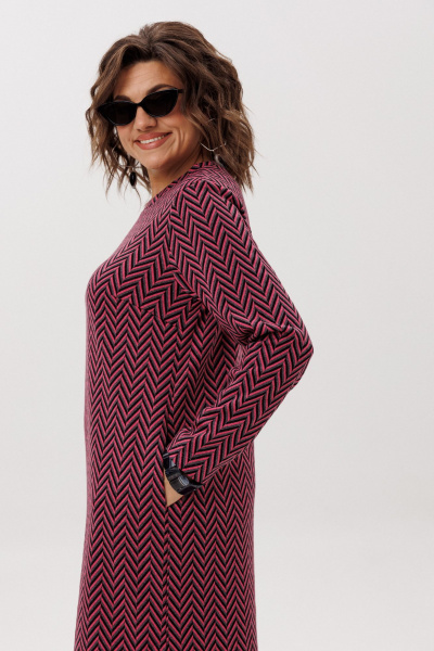 Платье Anelli 1755.1 рябиновая_волна - фото 8