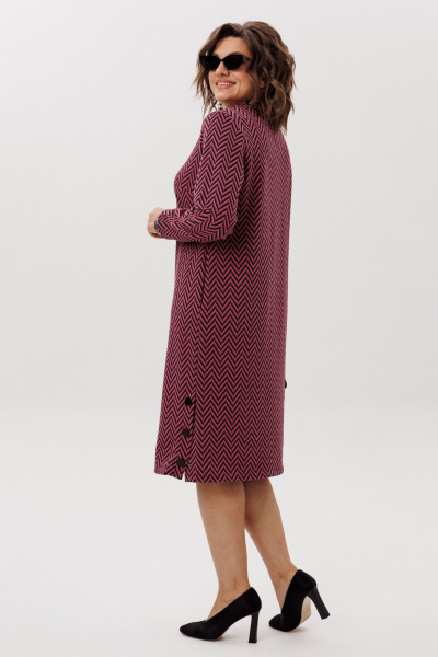 Платье Anelli 1755.1 рябиновая_волна - фото 7