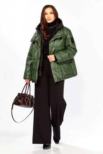 Куртка Lady Secret 7297 зеленый - фото 10