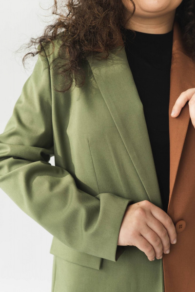 Жакет Legend Style G-025 колорблок1 - фото 3