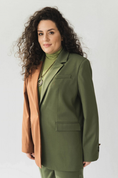 Жакет Legend Style G-025 колорблок2 - фото 8