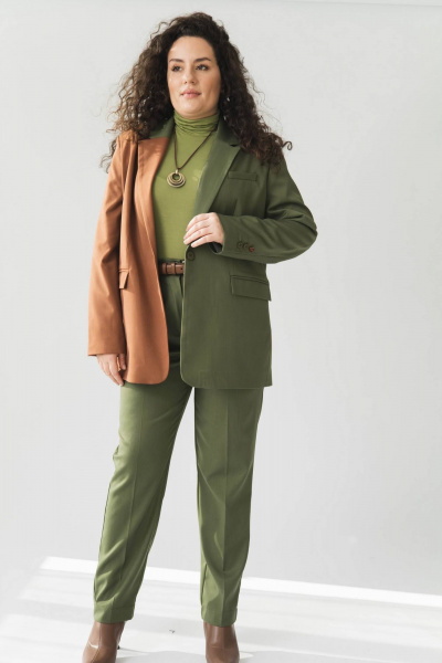 Жакет Legend Style G-025 колорблок2 - фото 4