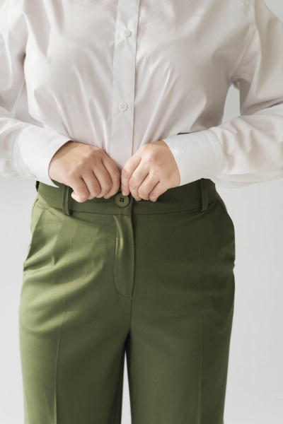 Брюки Legend Style P-026 зеленый_чай - фото 3