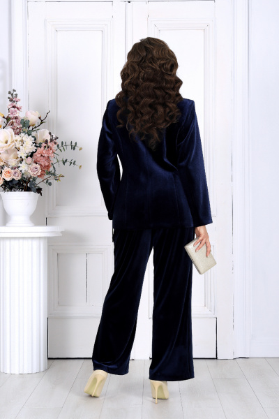 Брюки, жакет Ninele 6032 темно-синий - фото 9