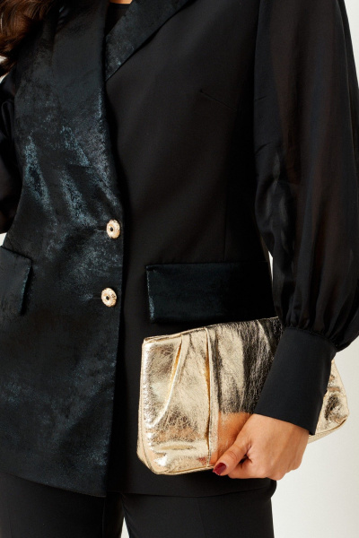 Блуза, брюки, жилет Beautiful&Free 6395 черный - фото 6