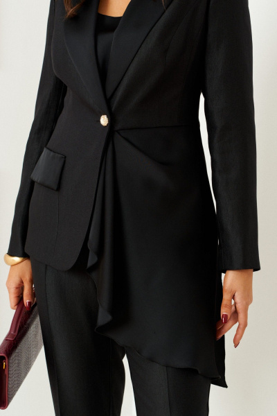 Брюки, жакет, топ Beautiful&Free 6400 черный - фото 6