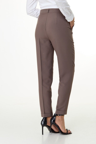 Брюки Anelli 418 темно-бежевый - фото 5
