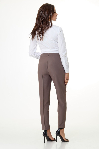 Брюки Anelli 418 темно-бежевый - фото 3