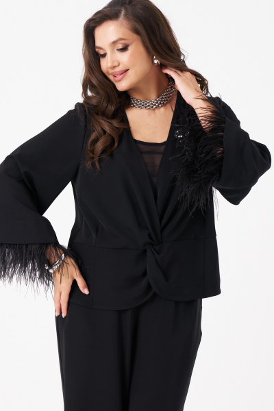 Блуза Панда 111840 черный - фото 4