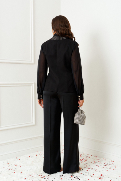 Брюки, жакет Beautiful&Free 6404 черный - фото 7