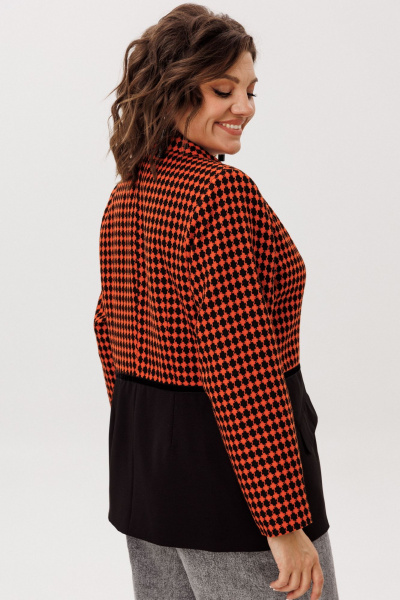 Жакет Anelli 1756 тыквенное_ретро - фото 9