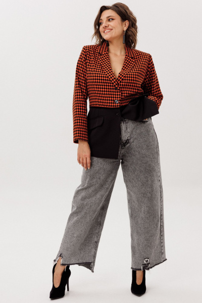 Жакет Anelli 1756 тыквенное_ретро - фото 8