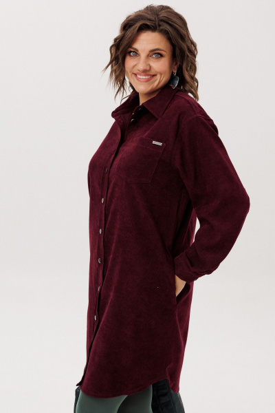 Платье Anelli 1771 вишневая_нежность - фото 8