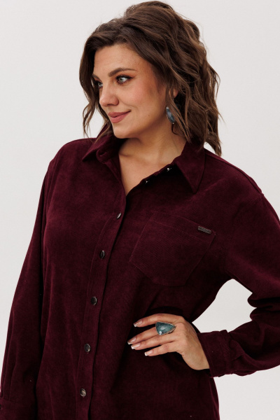 Платье Anelli 1771 вишневая_нежность - фото 4