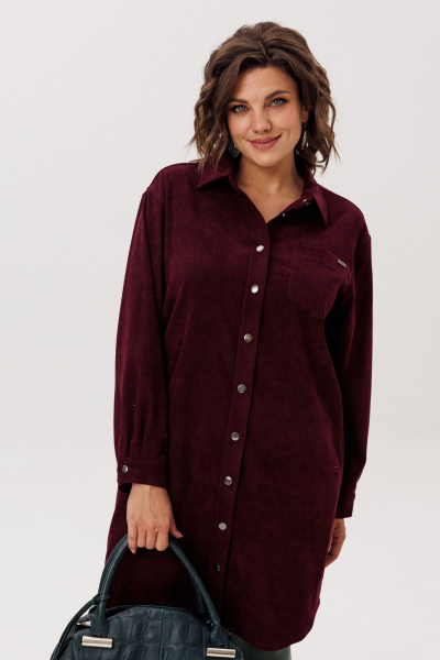 Платье Anelli 1771 вишневая_нежность - фото 2