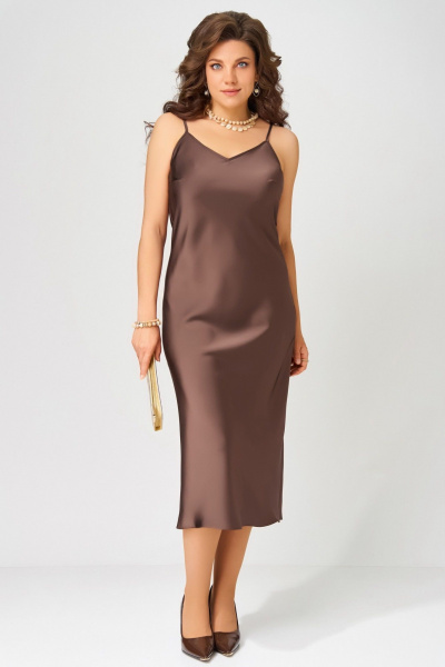 Платье, туника Fita 3191 шоколад - фото 8