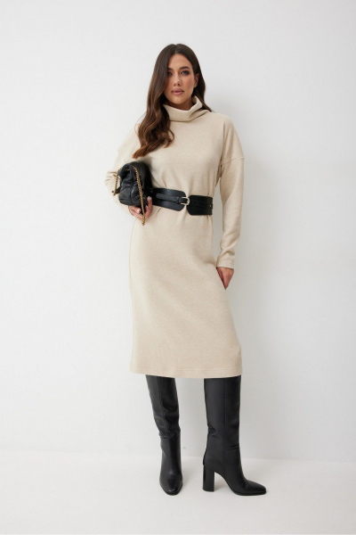 Платье T.N.D М241/1 бежевый - фото 2