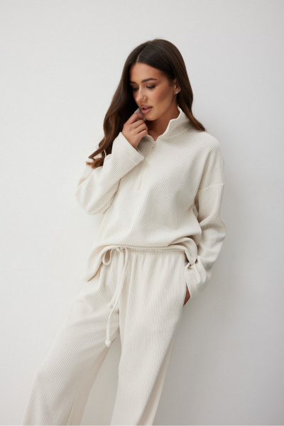 Брюки T.N.D М377/2 молоко - фото 6