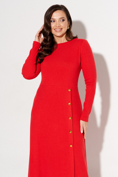 Платье AltaModa 1043-1 красный - фото 4