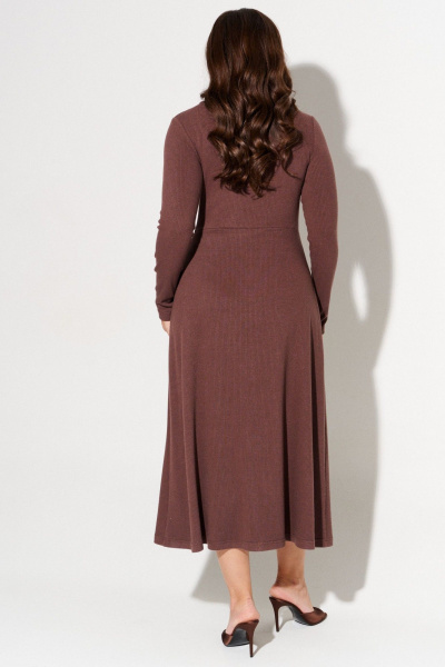 Платье AltaModa 1043-2 коричневый - фото 6