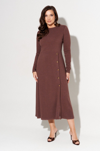 Платье AltaModa 1043-2 коричневый - фото 1