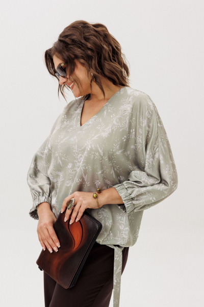 Блуза Anelli 1662 нефритовый_свет - фото 4