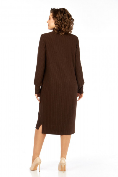 Платье Элль-стиль 2440 шоколад - фото 5