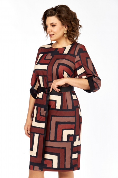 Платье Элль-стиль 526 мультиколор - фото 11