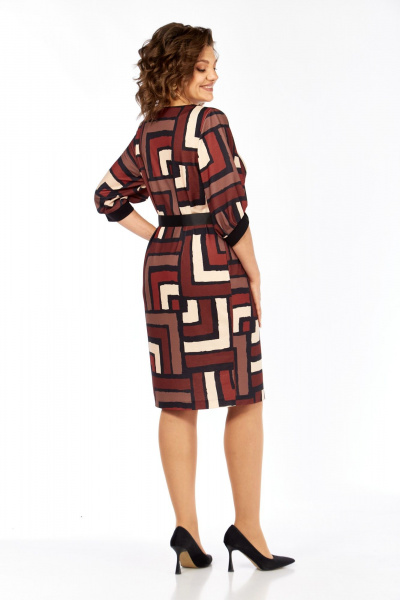 Платье Элль-стиль 526 мультиколор - фото 2