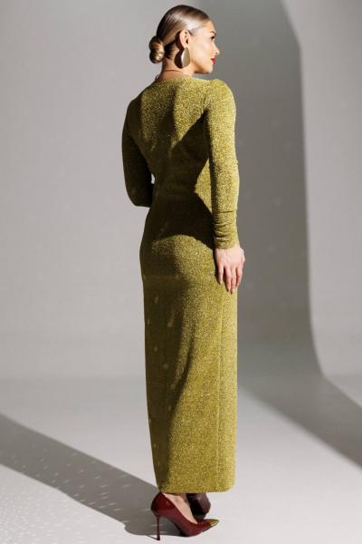 Платье Мода Юрс 25-2879 золото - фото 6