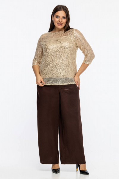 Брюки Avila 0674 коричневый - фото 2