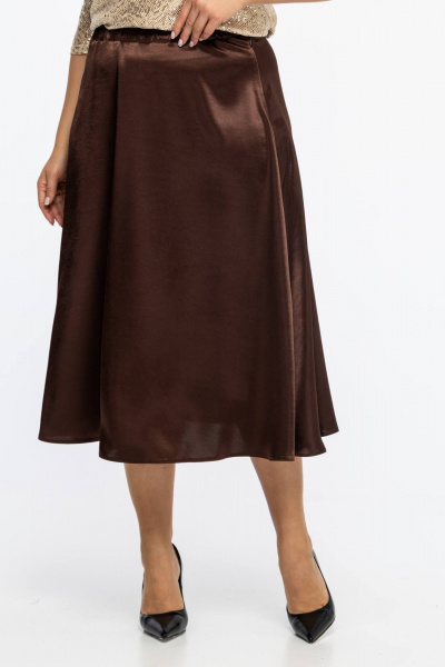 Юбка Avila 0758 коричневый - фото 5