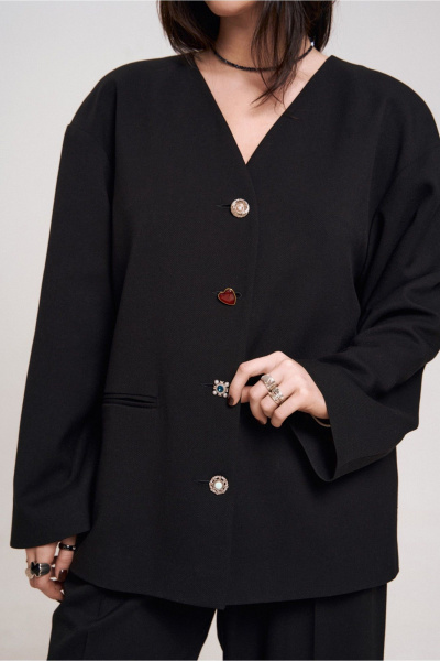 Жакет JRSy 2650 черный - фото 2