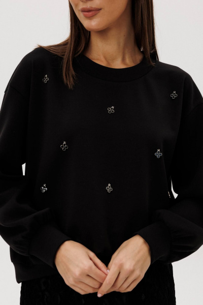 Джемпер, юбка Fantazia Mod 5324 черный - фото 3