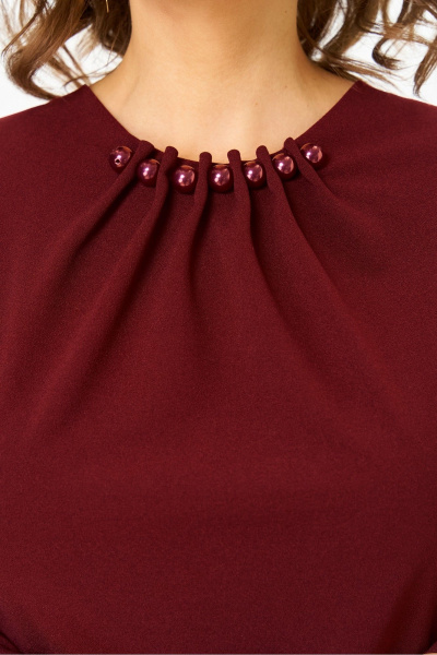 Платье DaLi 7067 бордо - фото 3