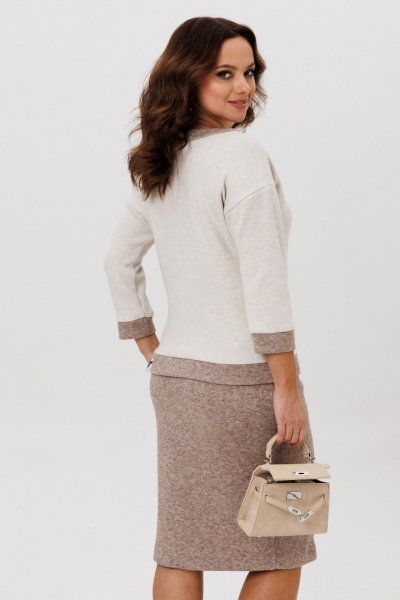 Джемпер, юбка Galean Style 786.1 коричневый - фото 19