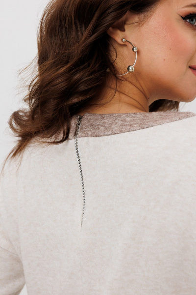 Джемпер, юбка Galean Style 786.1 коричневый - фото 3